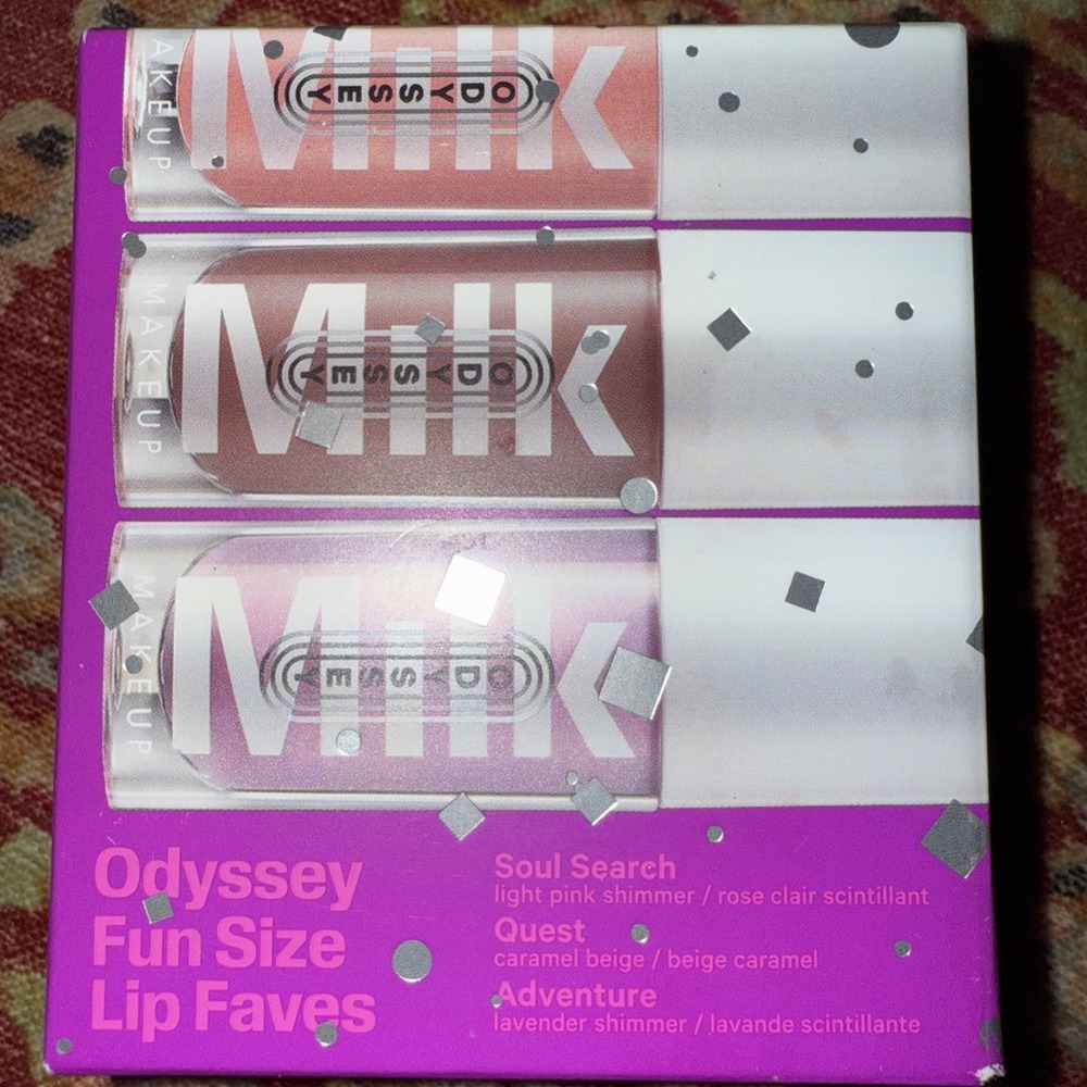 Milk Makeup Odyssey Fun Size Lip Faves ~ High-Shine Lip Gloss Trio ~ NEW IN BOX!